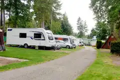 Fully Serviced Hardstanding Touring Pitches at Aboyne Loch Caravan Park