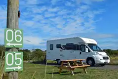 Fully Serviced Motorhome Pitches at Deepdale Camping