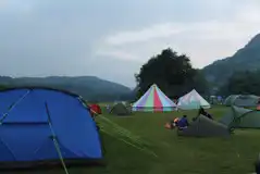 Non Electric Grass Tent Pitches at Llyn Gwynant Campsite