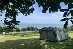 Non Electric Grass Pitches at Trwyn yr Wylfa Camping Site