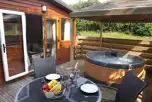 Deluxe Lodges  at Longnor Wood Holiday Park