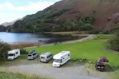 Electric Hardstanding Pitches at Llyn Gwynant Campsite