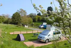 Electric Hardstanding Touring Pitches at Hunters Lodge Caravan and Camping Site