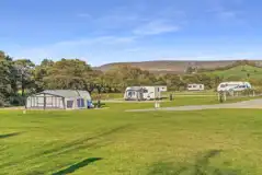 Fully Serviced Hardstanding Super Pitches at Hillside Caravan Park