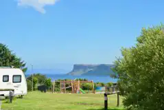 Electric Grass Touring Pitches at Causeway Coast Holiday Park