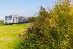  Electric Grass Pitches at Llanungar Caravan and Camping