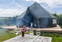 Church Doors bell tent exterior