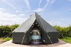 Church Doors bell tent exterior