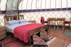 Tregonna King 18' Yurt at Cotna Eco Retreat