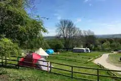 Medium Hilltop Tent Pitches at Dale Farm Rural Campsite