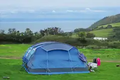 Grass Pitches at Caffyns Farm Exmoor Coast Holidays