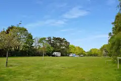 Non Electric Grass Pitches at Shottisham Campsite