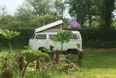 Grass Campervan Pitches at Reforge Retreat