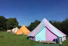 Bell Tents at Botany Camping