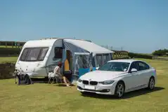Premium Grass Pitches  at Trevornick Holiday Park