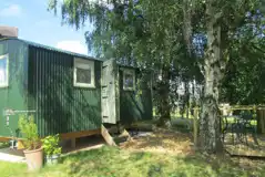 Shepherd's Hut at Hay and Hedgerow Glamping