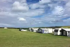Electric Grass Pitches at Trewithen Caravan and Camping