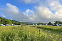Non Electric Grass Pitches at Yamp Camp Firle