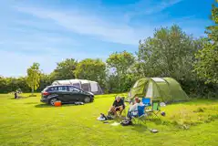 Non Electric Grass Pitches at Haw Wood Farm Caravans and Camping