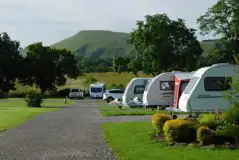 Hardstanding and Grass Super Pitches at Upper Hurst Farm