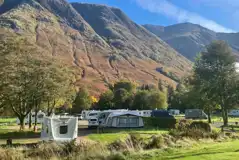 Electric Hardstanding Pitches at Glen Nevis Caravan and Camping Park