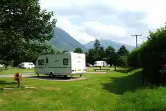 Fully Serviced Hardstanding Pitches at Glen Nevis Caravan and Camping Park