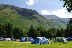 Designated Electric Grass Pitches at Glen Nevis Caravan and Camping Park