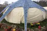 Bell Tent at Riverside Chalet and Caravan Park
