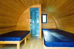 Ensuite Pods with Hot Tubs at Barrhill Holiday Park