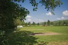 Electric Grass Pitches at Twin Rivers Holiday Park