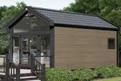 Studio Pod Cabins at Coed Helen Holiday Park