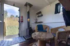 Blackberry shepherds hut interior 