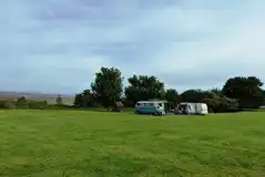 Electric Grass Pitches at Sandyhills Bay Holiday Park
