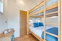 Family plus shepherds cabin bunkbed room
