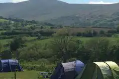 Electric Grass Pitches at Cantref Camp Site