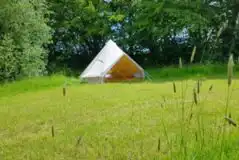 Unfurnished Bell Tents at Wood View Farm Glamping