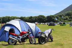 Non Electric Grass Pitches at Silly Moos Campsite