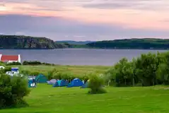 Electric Grass Pitches at Uig Bay Campsite