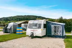 Extra Large Electric Touring Hardstanding Pitches at Middlewood Farm Holiday Park