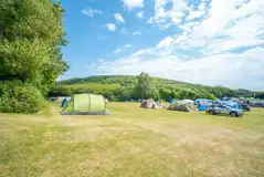 Non Electric Grass Pitches at Rosewall Camping
