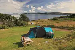 Non Electric Grass Pitches at Ardnamurchan Campsite