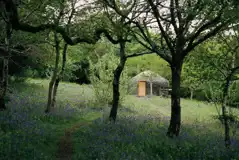 Green Man Yurt at Cornish Yurt Holidays