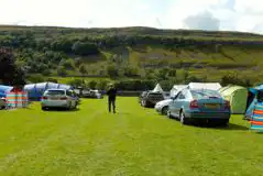 Electric Grass Pitches at Kettlewell Camping