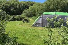 Secluded Non Electric Grass Pitches at Ty Parke Farm Camping
