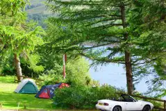 Small Non Electric Grass Tent Pitches at Linnhe Lochside Holidays