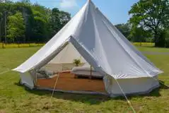 Bell tents  at Rivington Bell Tents