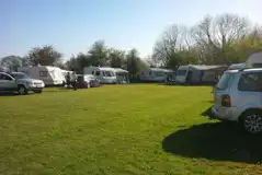 Fully Serviced Grass Pitches at Rhosfawr Caravan and Camping Park