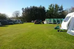 Electric Grass Pitches at Rhosfawr Caravan and Camping Park