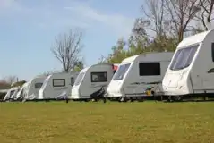 Electric Grass Pitches at White Lodge Caravan Park