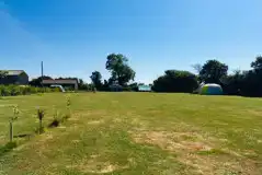 Electric Grass Pitches at The Croft Campsite